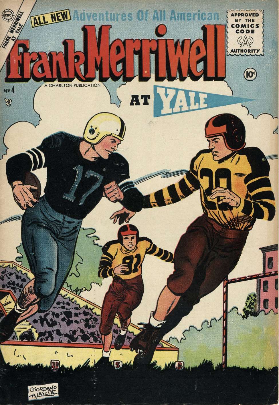 Comic Book Cover For Frank Merriwell at Yale 4
