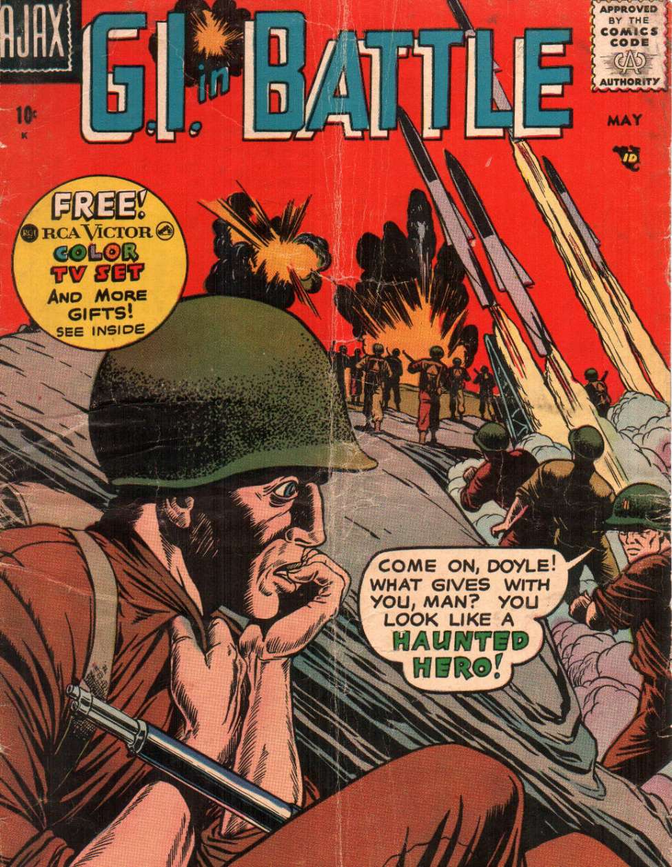 Comic Book Cover For G. I. in Battle 6