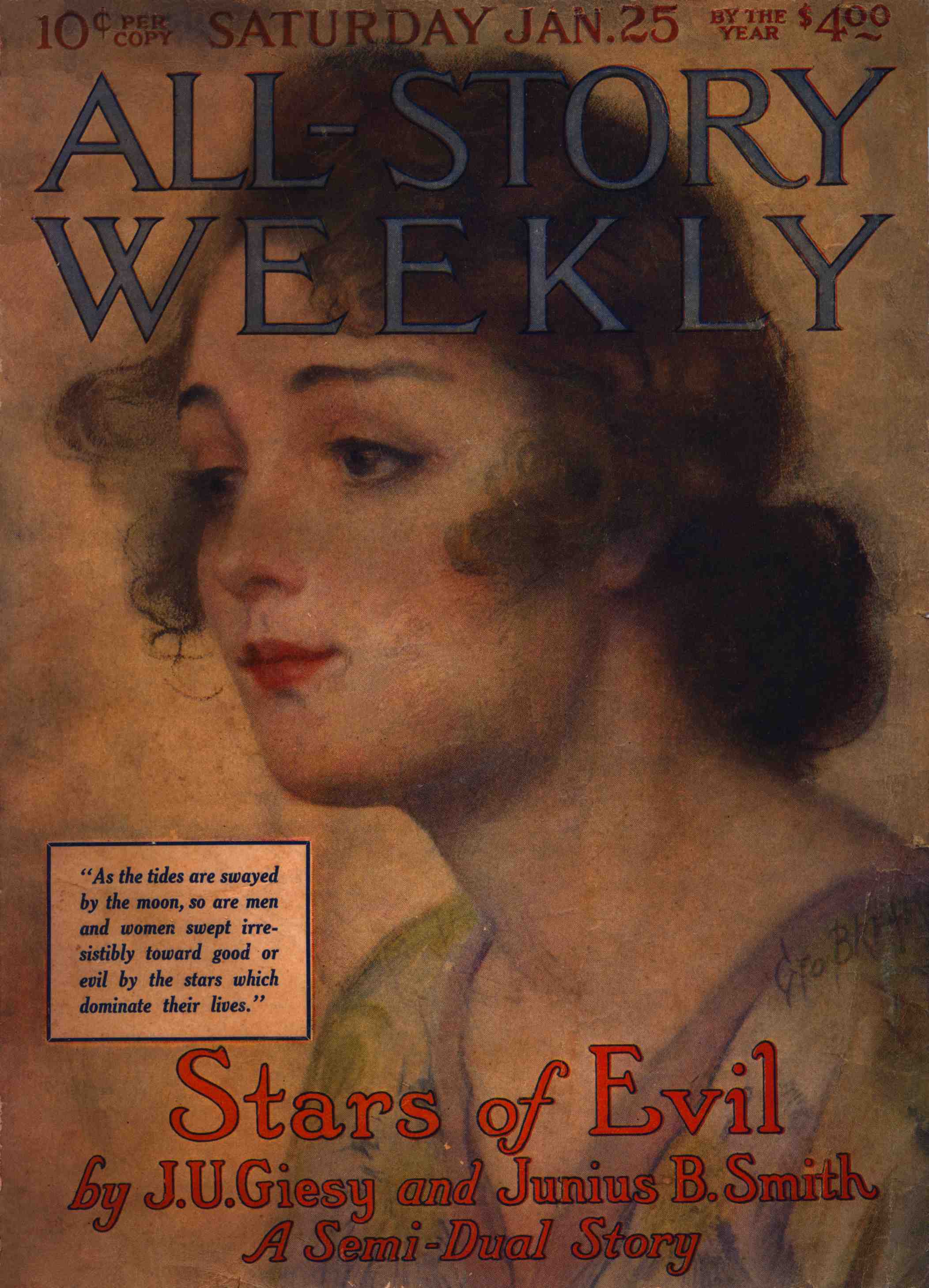 Book Cover For All-Story Weekly v93 2