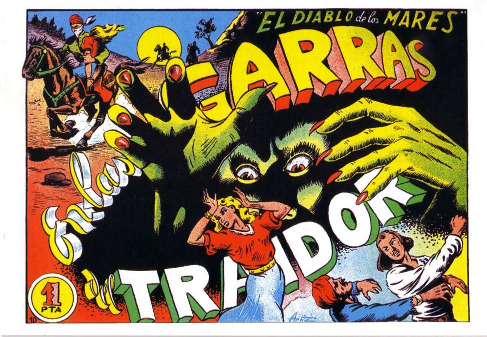 Comic Book Cover For El Diablo de los Mares 10 - En las Garras del Traidor