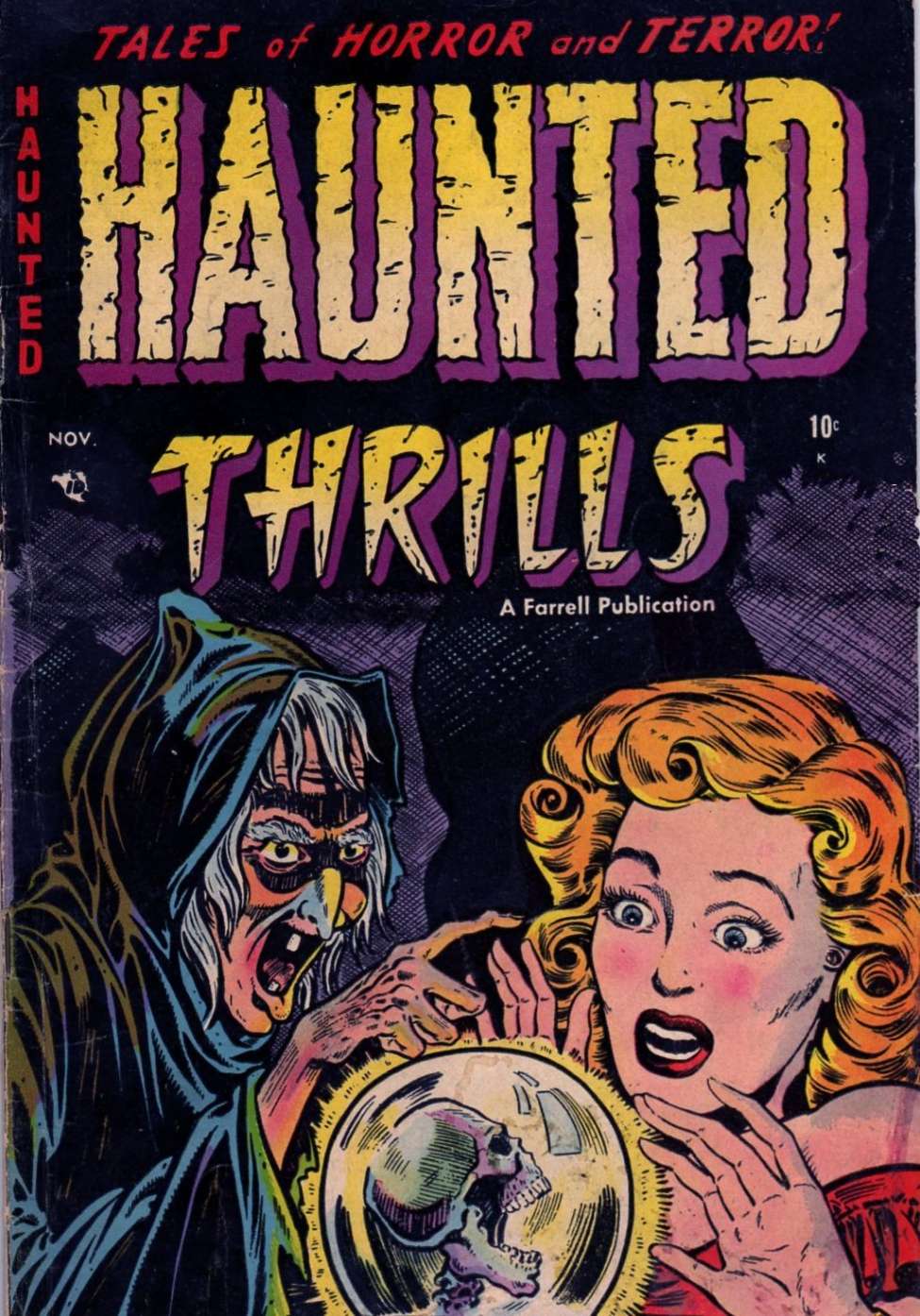 Book Cover For Haunted Thrills 12