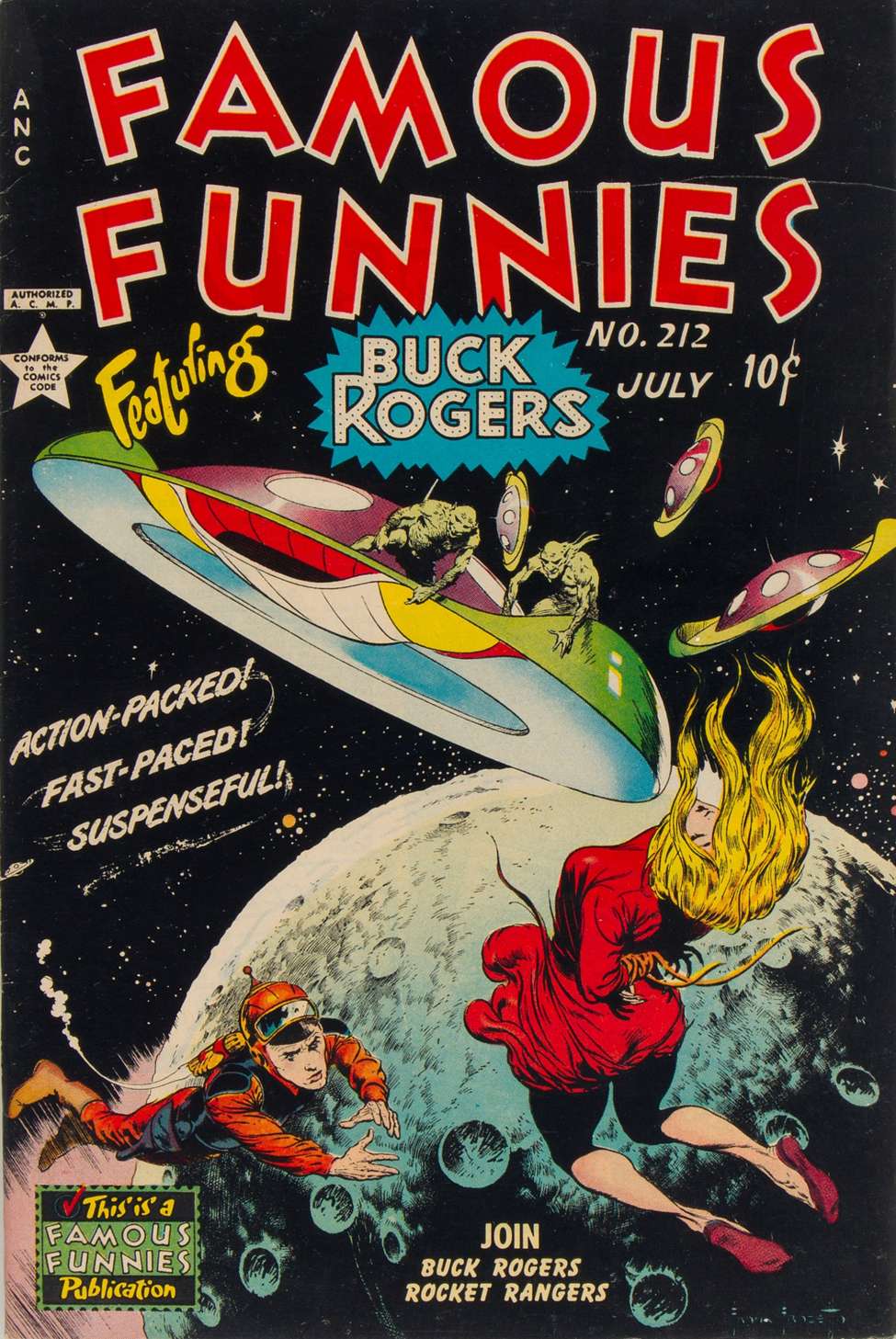 Book Cover For Famous Funnies 212