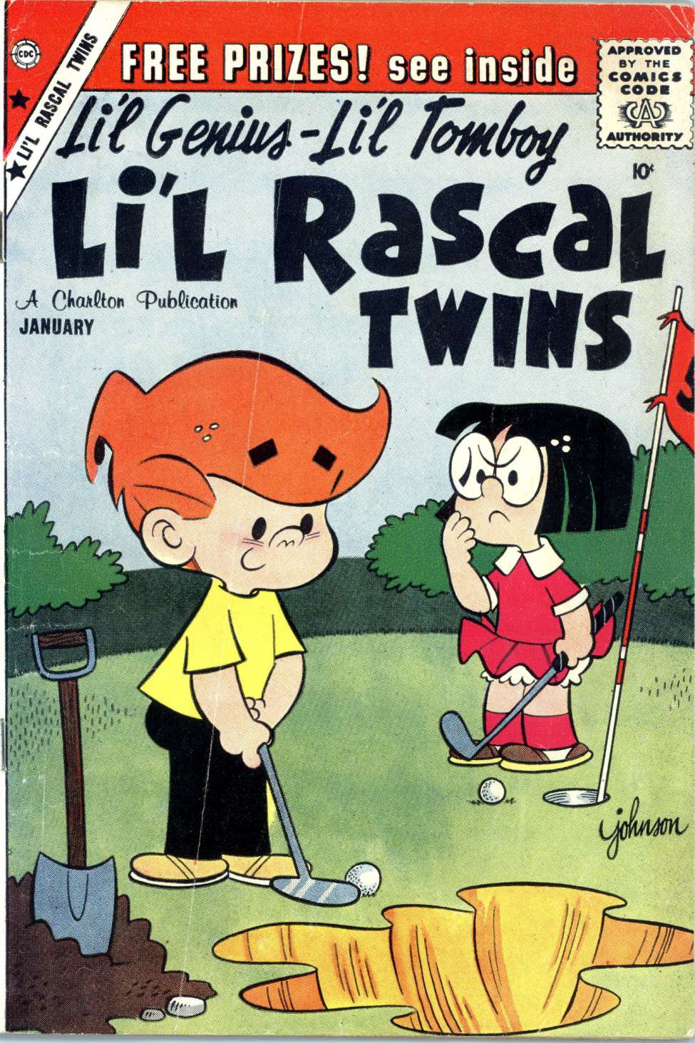 Comic Book Cover For Li'l Rascal Twins 18