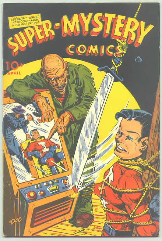 Comic Book Cover For Super-Mystery Comics v5 5