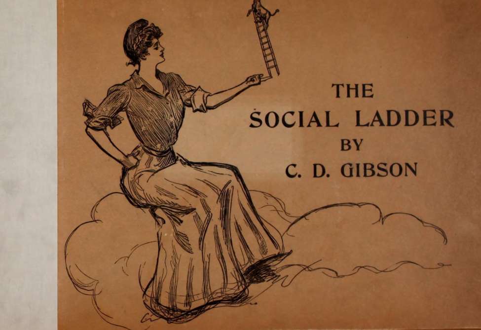 Book Cover For The Social Ladder - Charles Dana Gibson