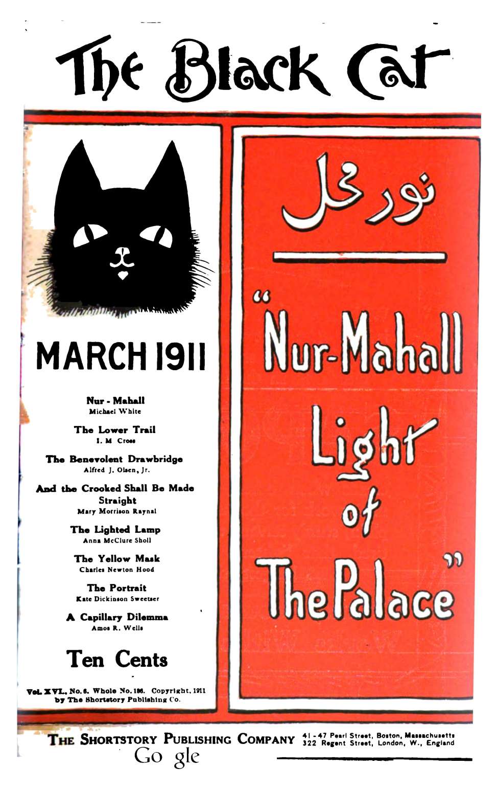 Book Cover For The Black Cat v16 6 - Nur Mahall - Michael White