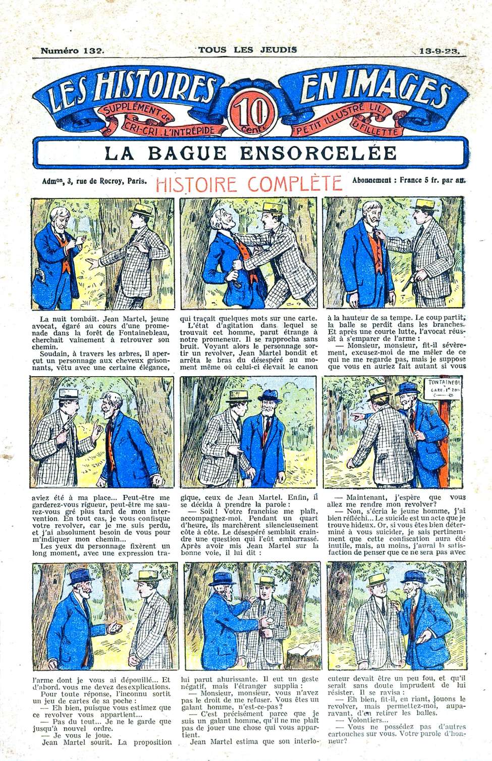 Book Cover For Les Histoires en Images 132 - La bague ensorcélée