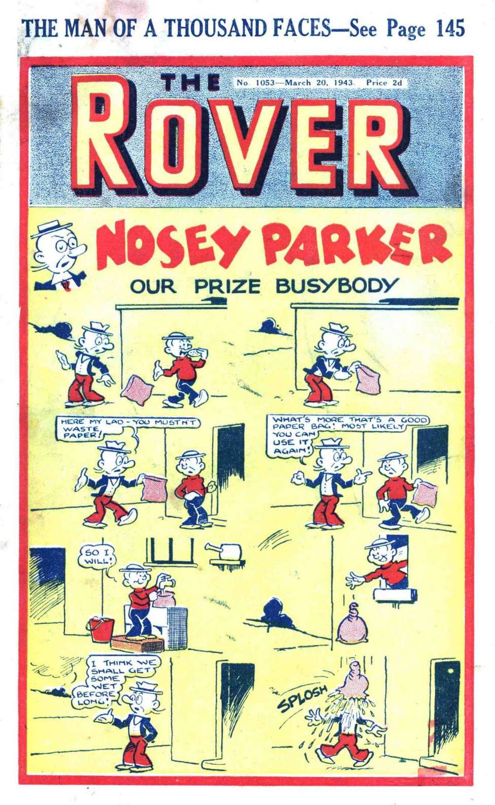 Comic Book Cover For The Rover 1053