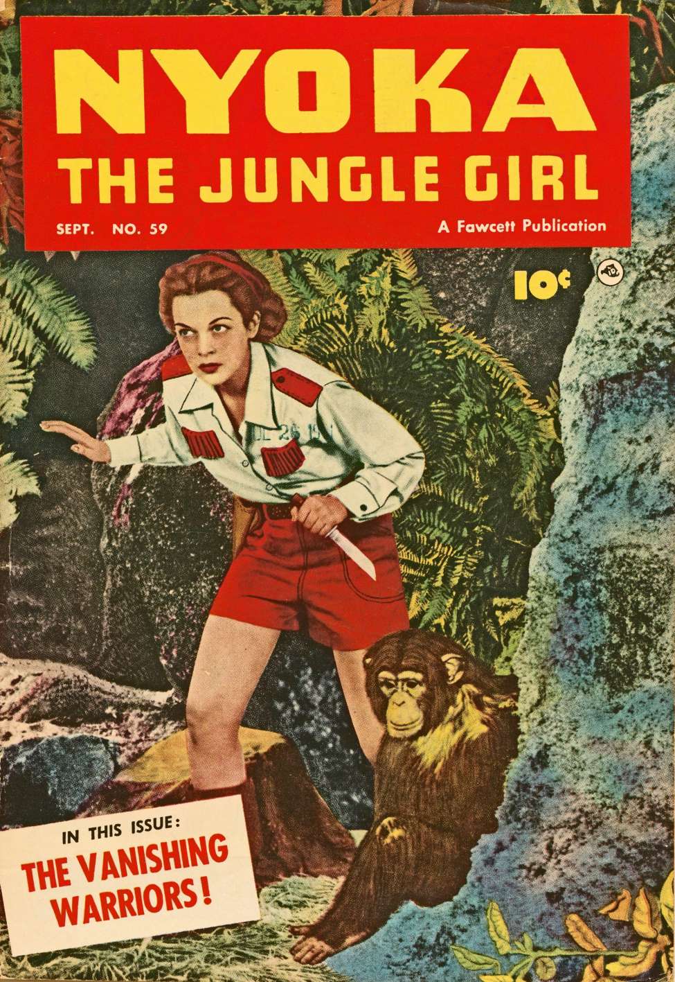 Book Cover For Nyoka the Jungle Girl 59 - Version 2