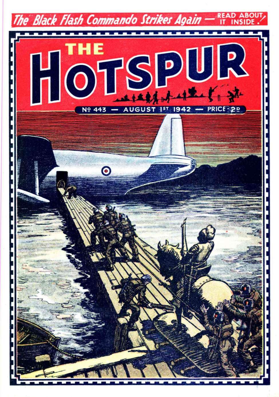 Comic Book Cover For The Hotspur 443