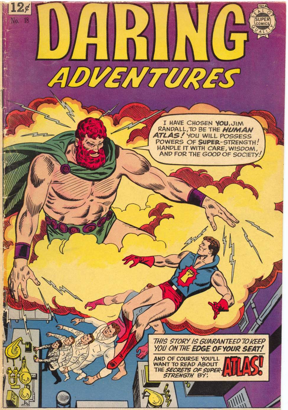 Comic Book Cover For Daring Adventures 18 (alt) - Version 2