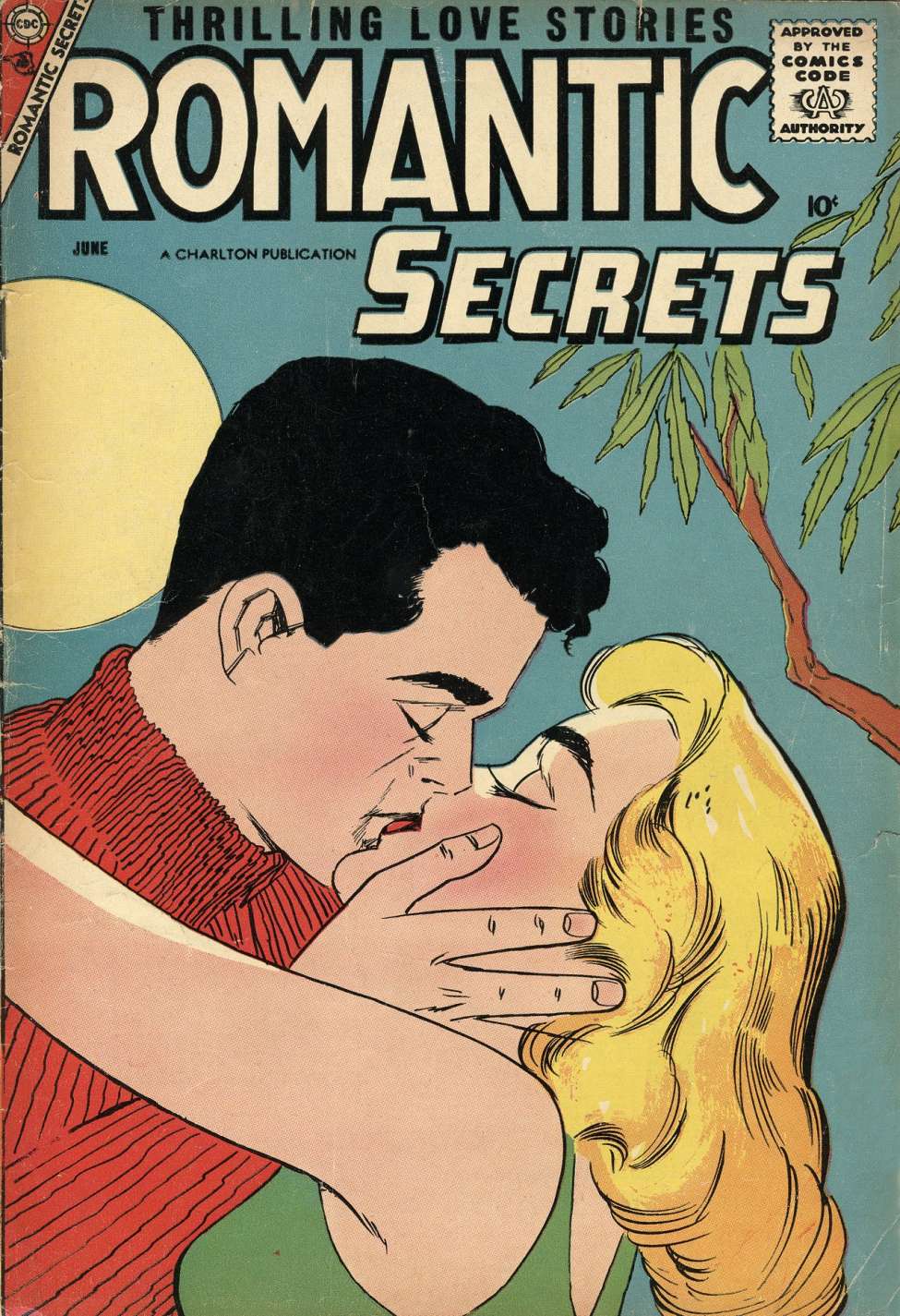 Comic Book Cover For Romantic Secrets 16