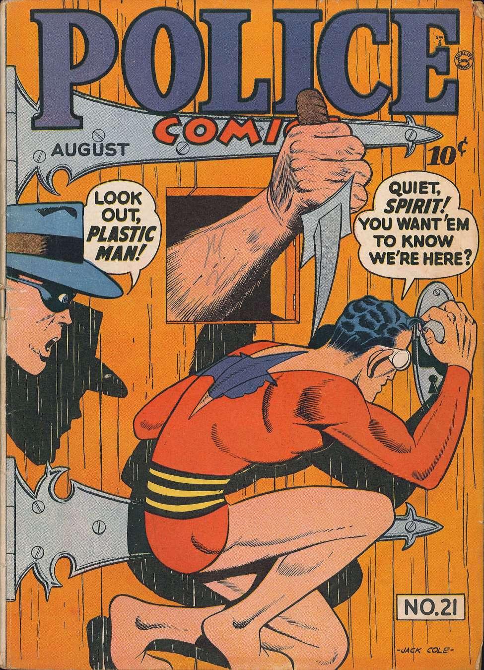 Comic Book Cover For Police Comics 21