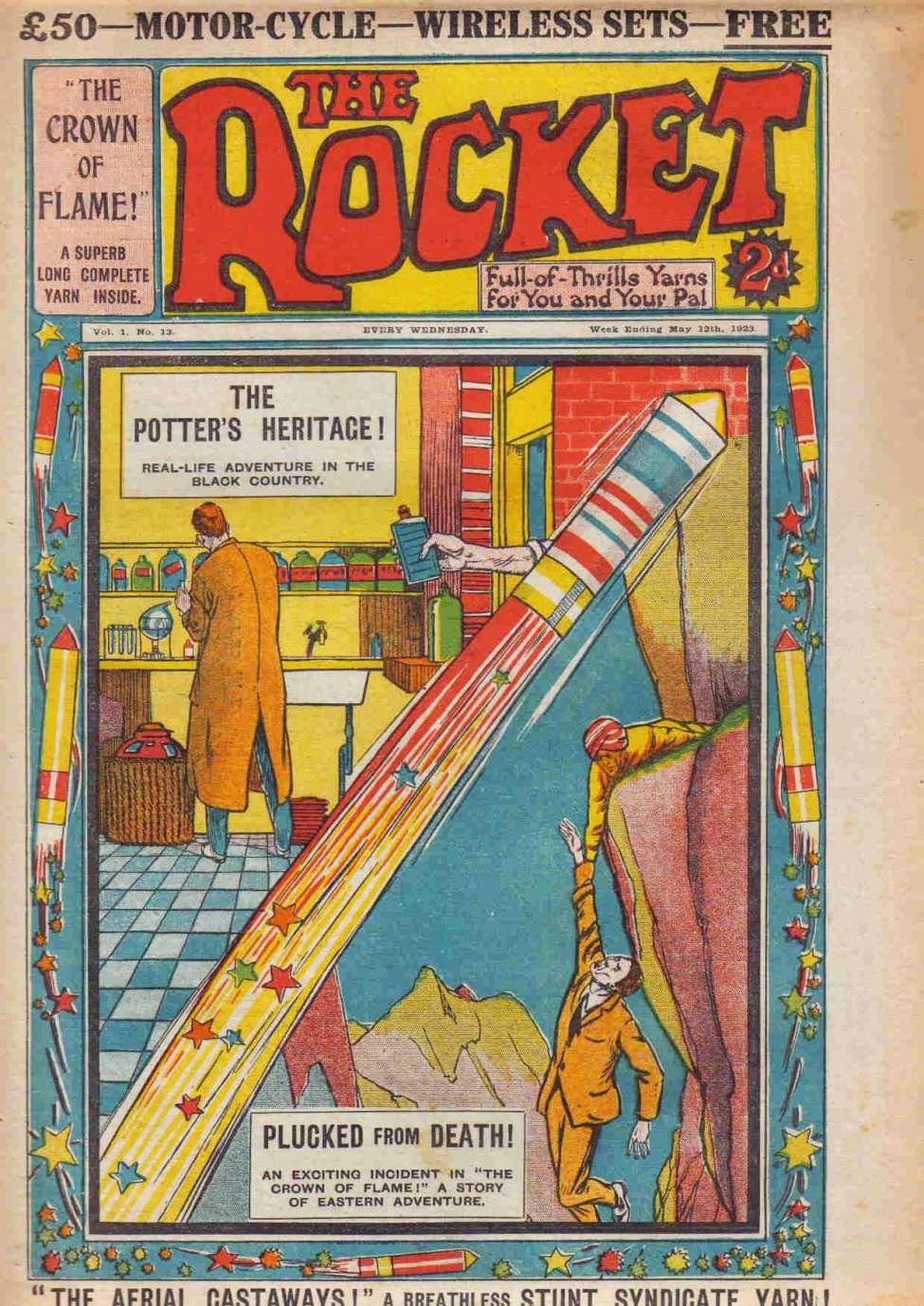 Comic Book Cover For The Rocket 13 - The Potter's Heritage!