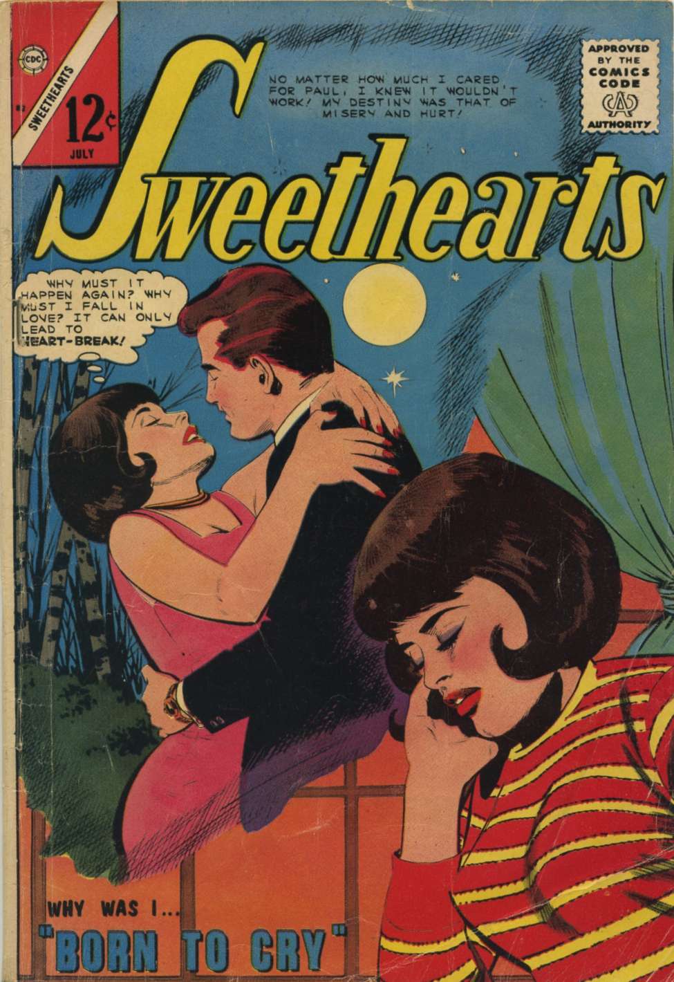 Comic Book Cover For Sweethearts 82