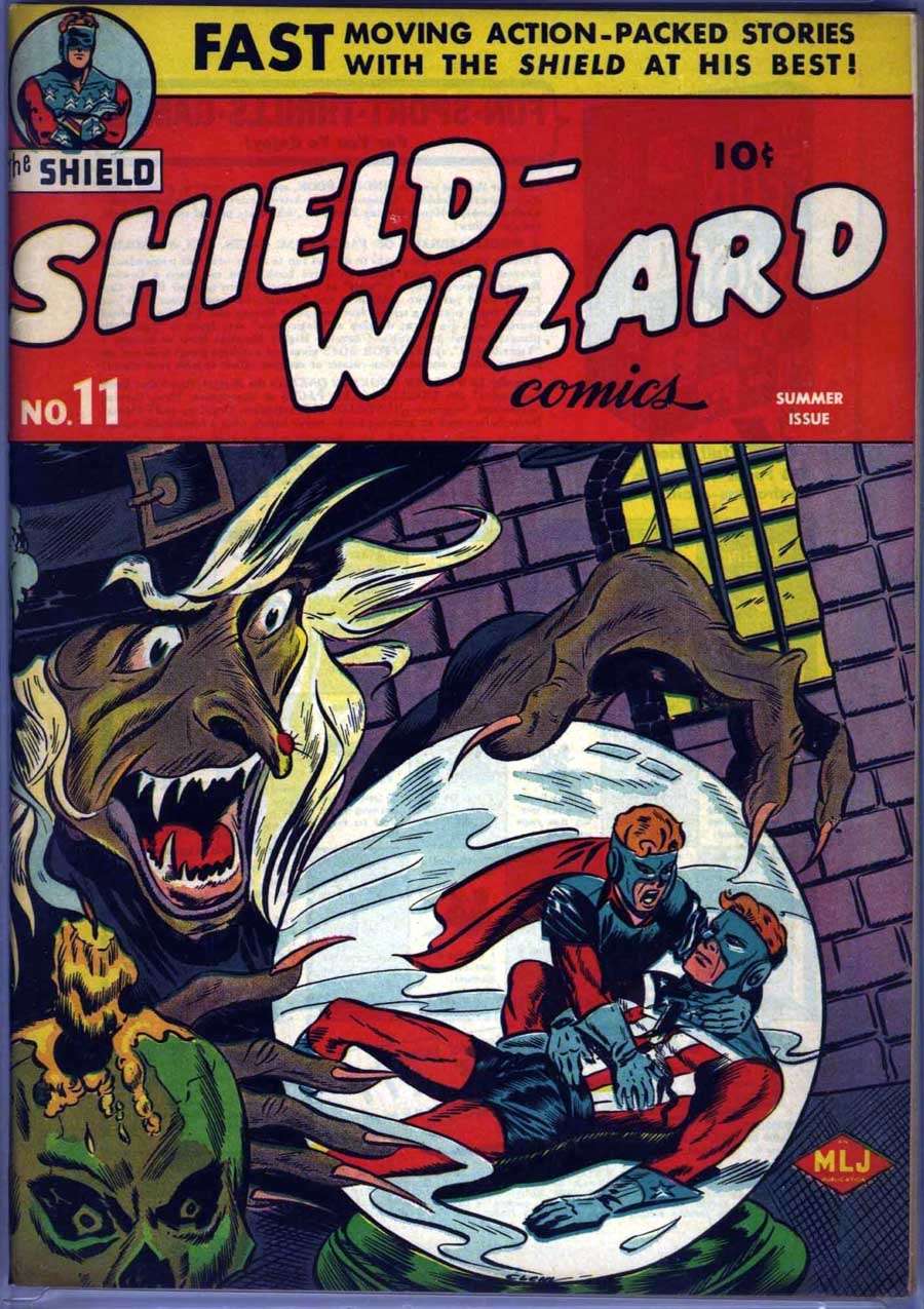 Comic Book Cover For Shield Wizard Comics 11