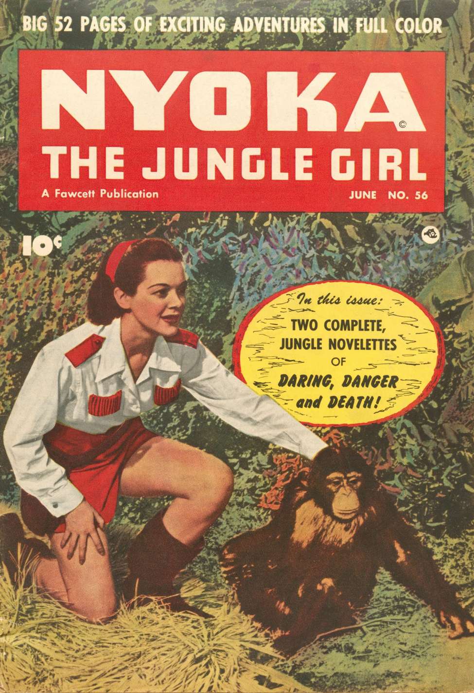Book Cover For Nyoka the Jungle Girl 56 - Version 2