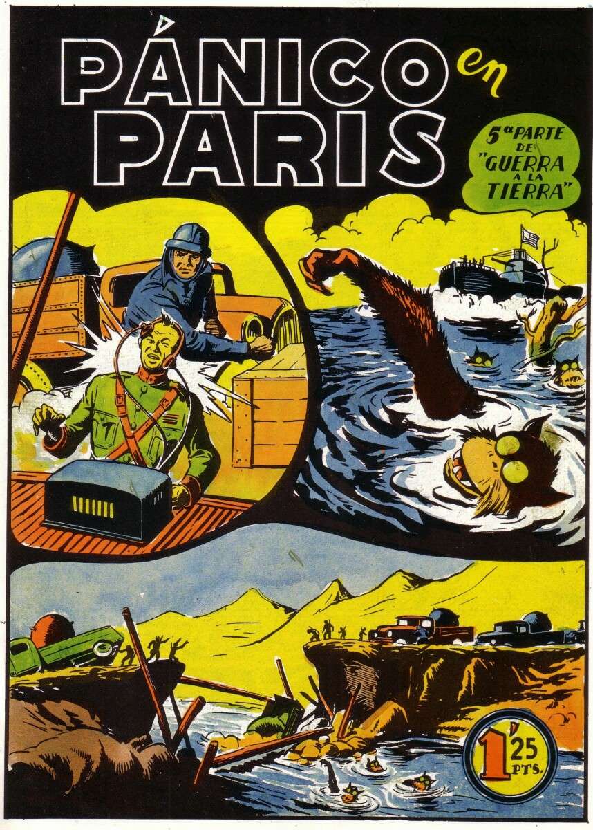 Book Cover For Guerra a la Tierra 5 - Panico en Paris