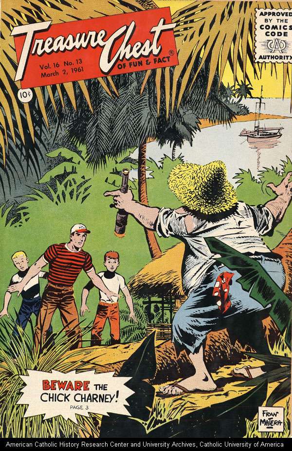 Comic Book Cover For Treasure Chest of Fun and Fact v16 13