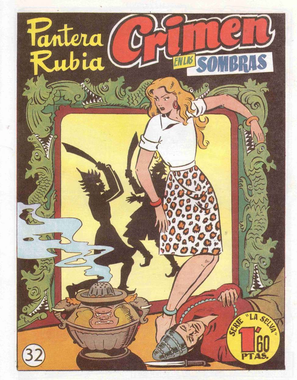 Comic Book Cover For Pantera Rubia 23 - Crimen en Las Sombras