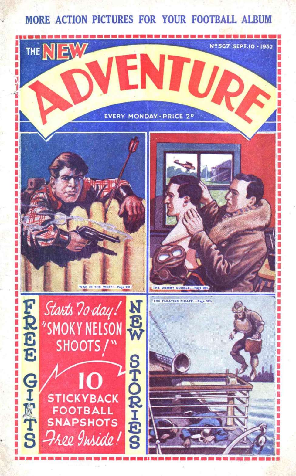 Comic Book Cover For Adventure 567