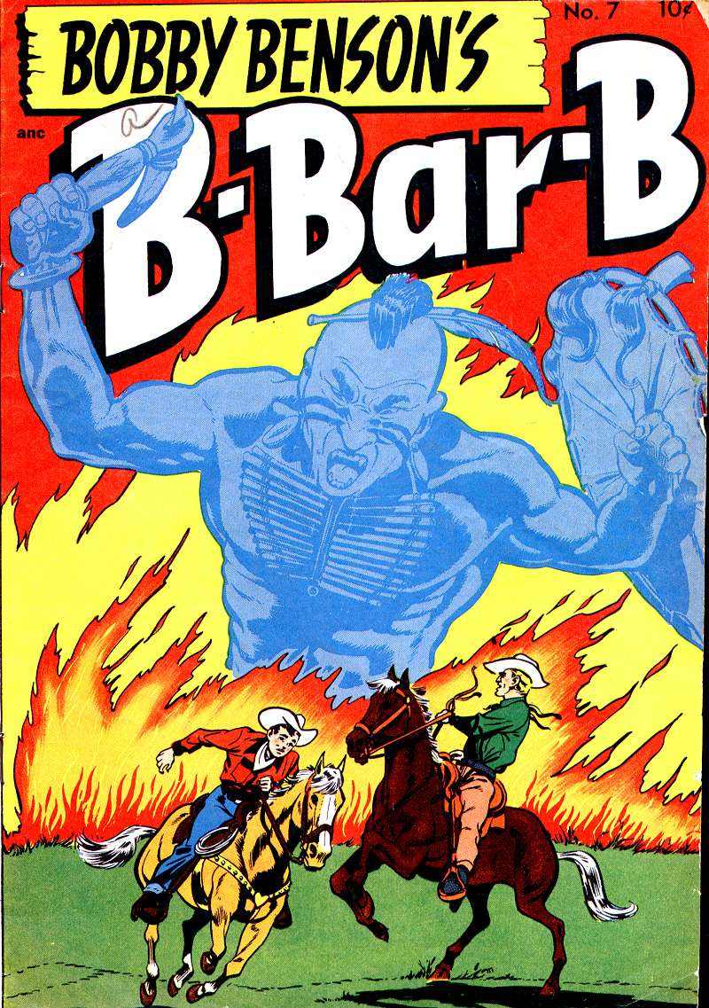 Comic Book Cover For Bobby Benson's B-Bar-B Riders 7