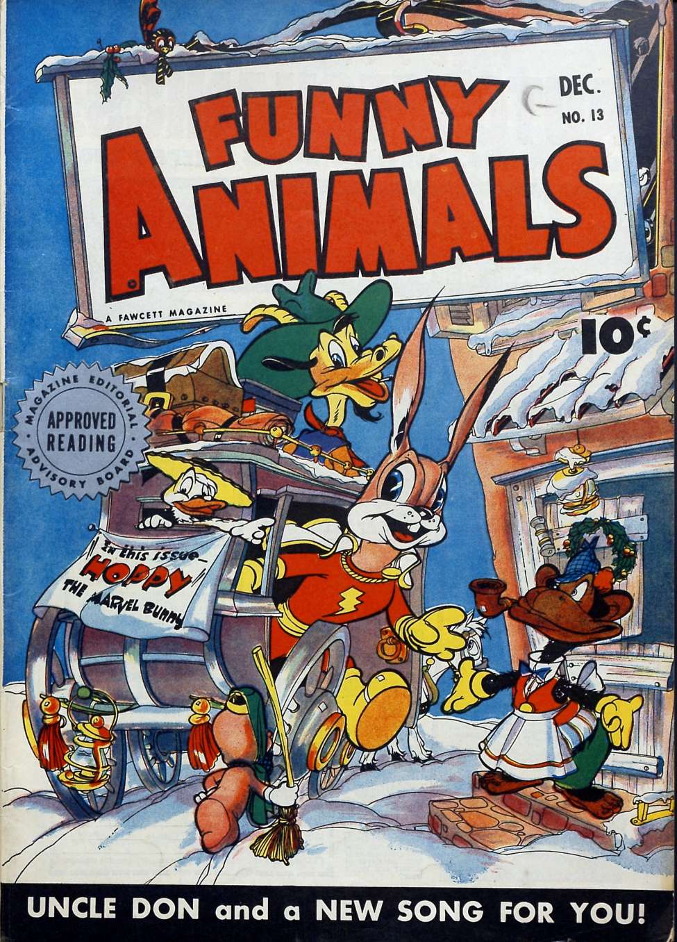 Comic Book Cover For Fawcett's Funny Animals 13