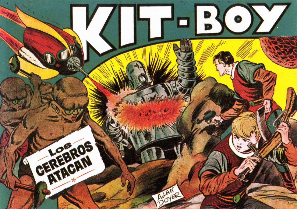 Comic Book Cover For Kit-Boy 7 - Los Cerebros Atacan