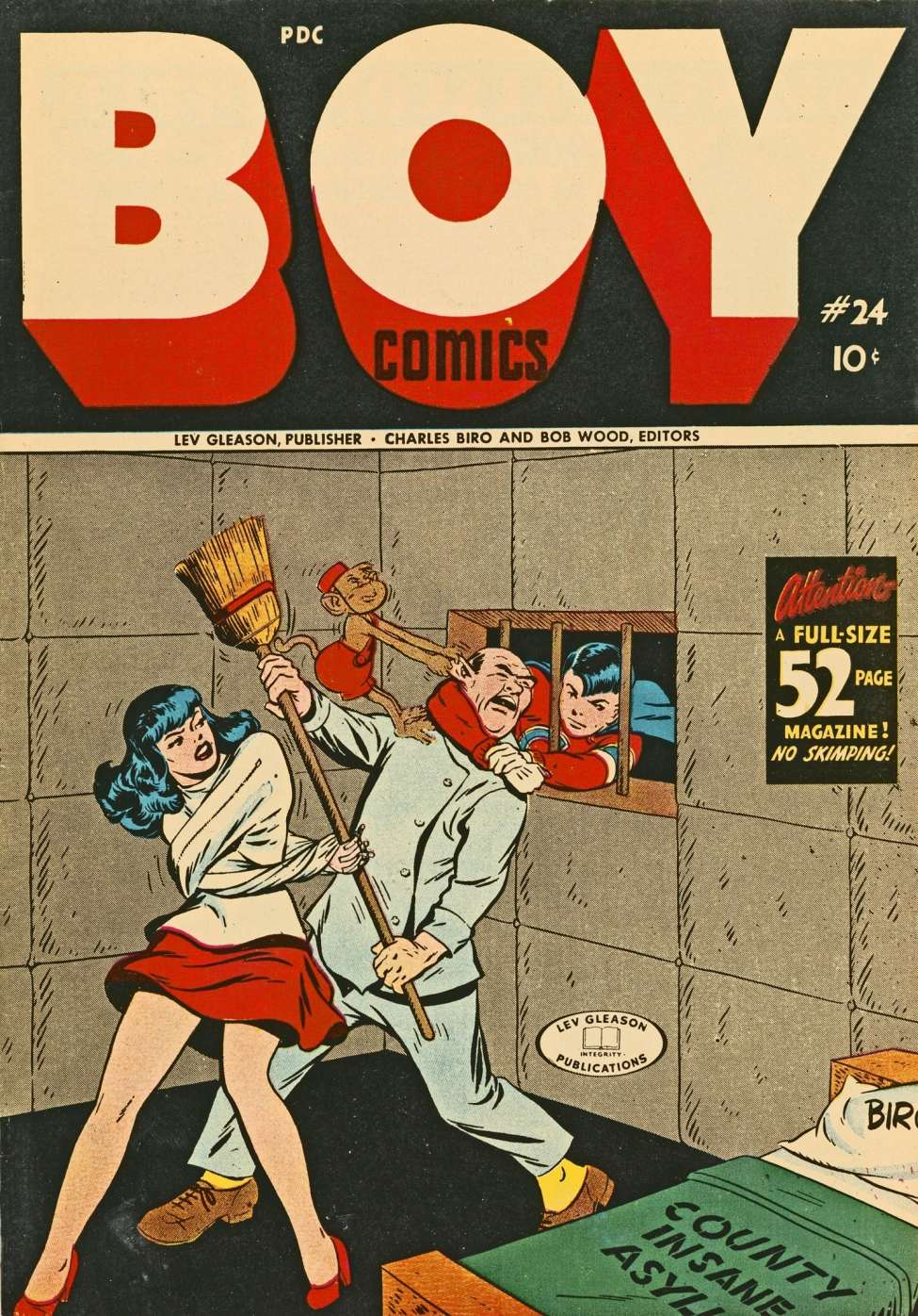 Comic Book Cover For Boy Comics 24