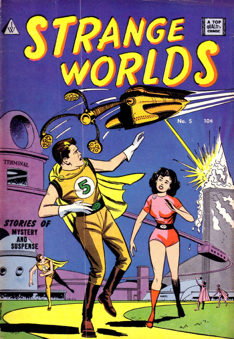 Comic Book Cover For Strange Worlds 5