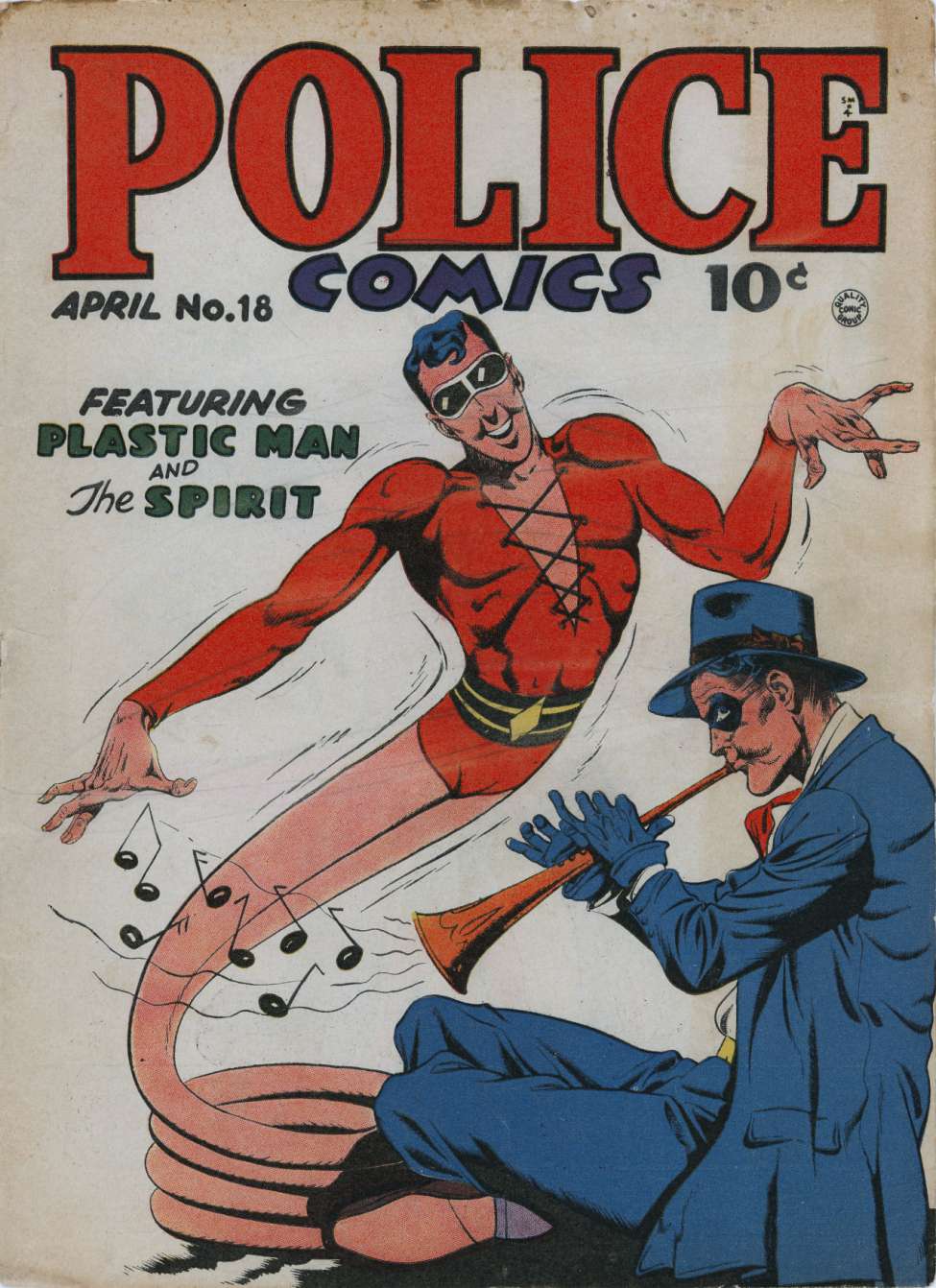 Book Cover For Police Comics 18