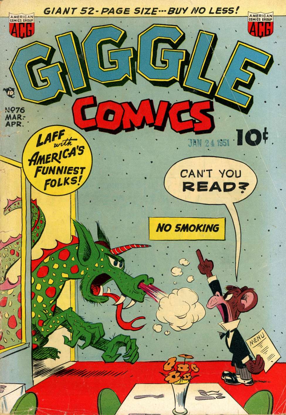 Book Cover For Giggle Comics 76