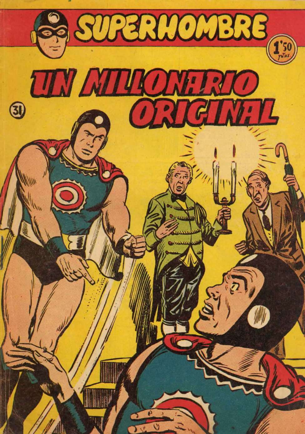 Comic Book Cover For SuperHombre 31 Un millonario original