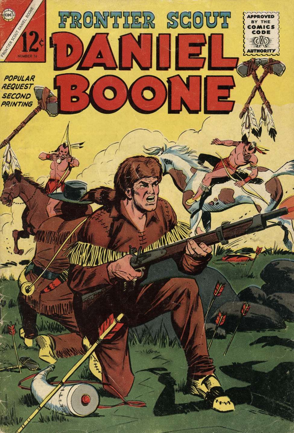 Book Cover For Frontier Scout, Dan'l Boone 14