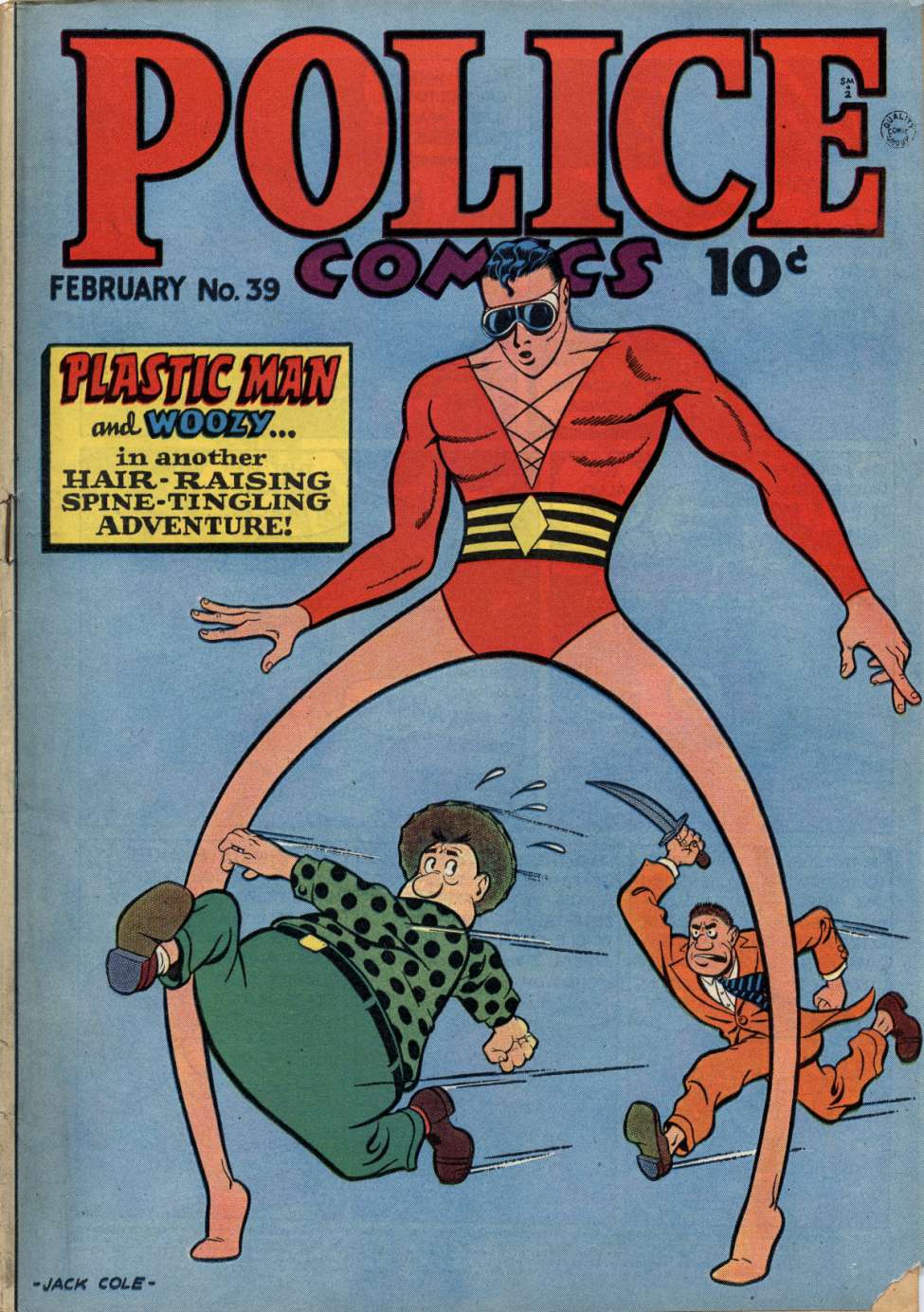 Comic Book Cover For Police Comics 39