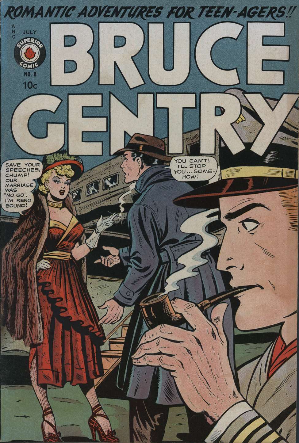 Comic Book Cover For Bruce Gentry 8
