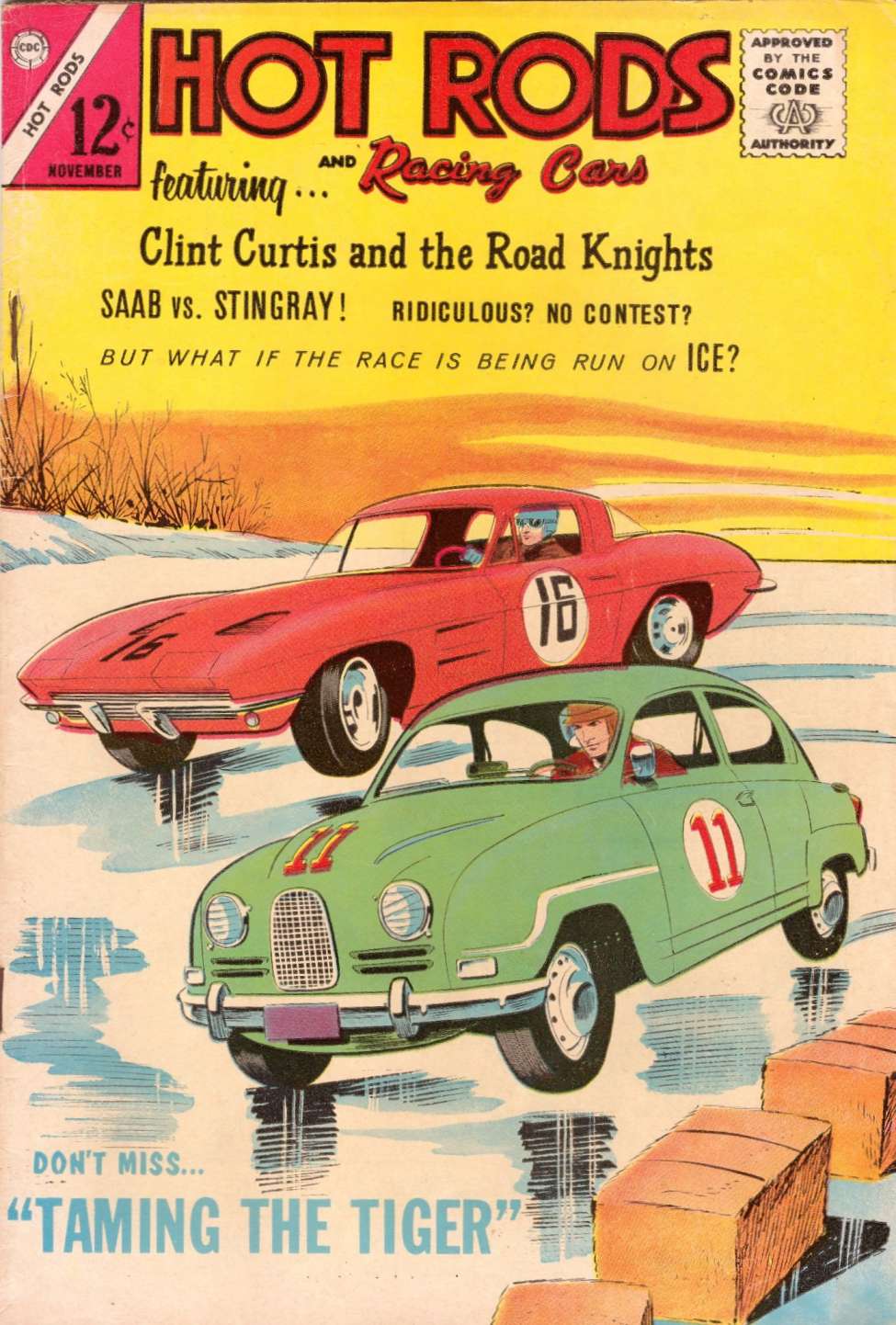 Comic Book Cover For Hot Rods and Racing Cars 71