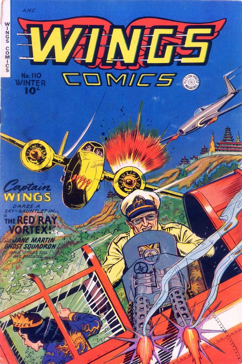 Comic Book Cover For Wings Comics 110