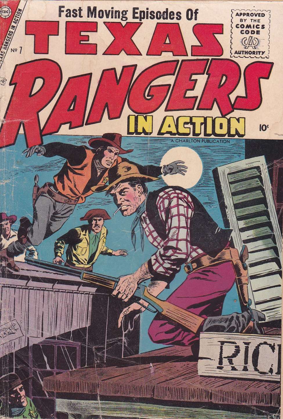 Book Cover For Texas Rangers in Action 7