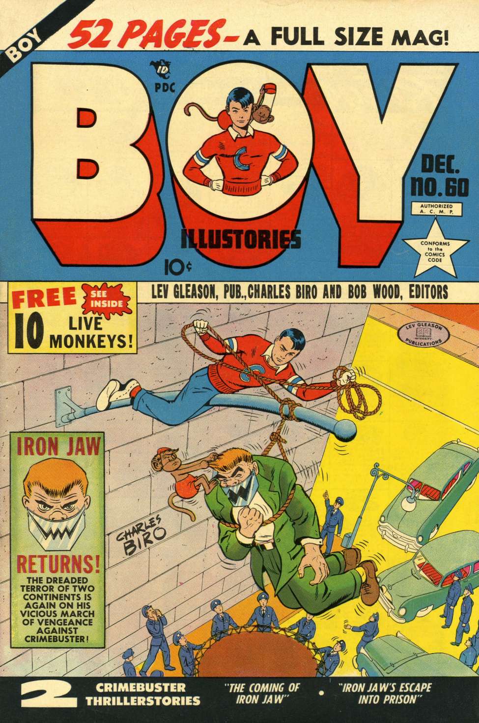 Comic Book Cover For Boy Comics 60 - Version 2