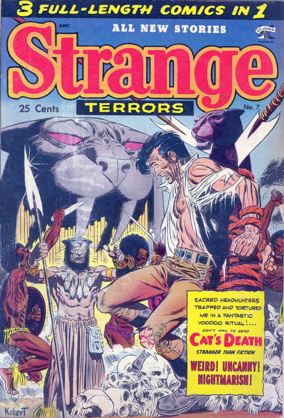 Comic Book Cover For Strange Terrors 7