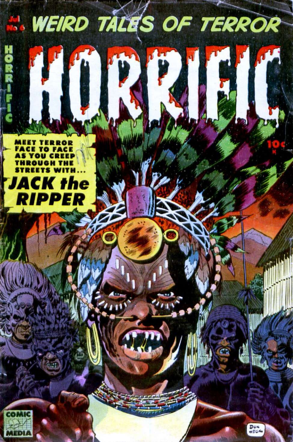 Comic Book Cover For Horrific 6