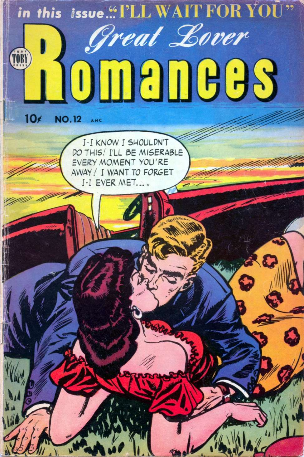 Comic Book Cover For Great Lover Romances 12