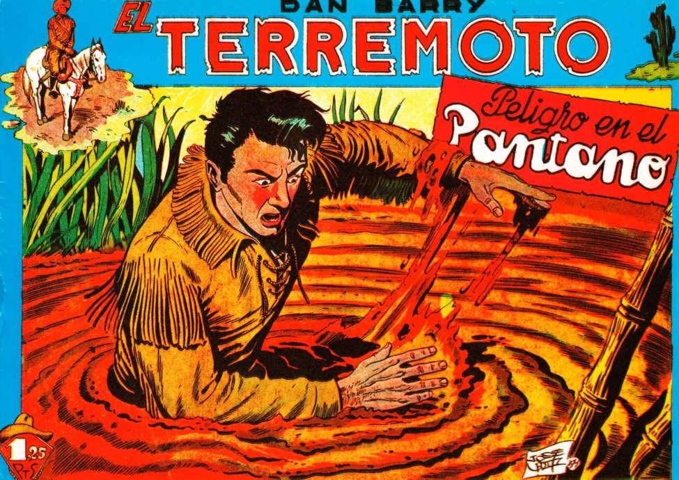 Book Cover For Dan Barry el Terremoto 9 - Peligro en El Pantano