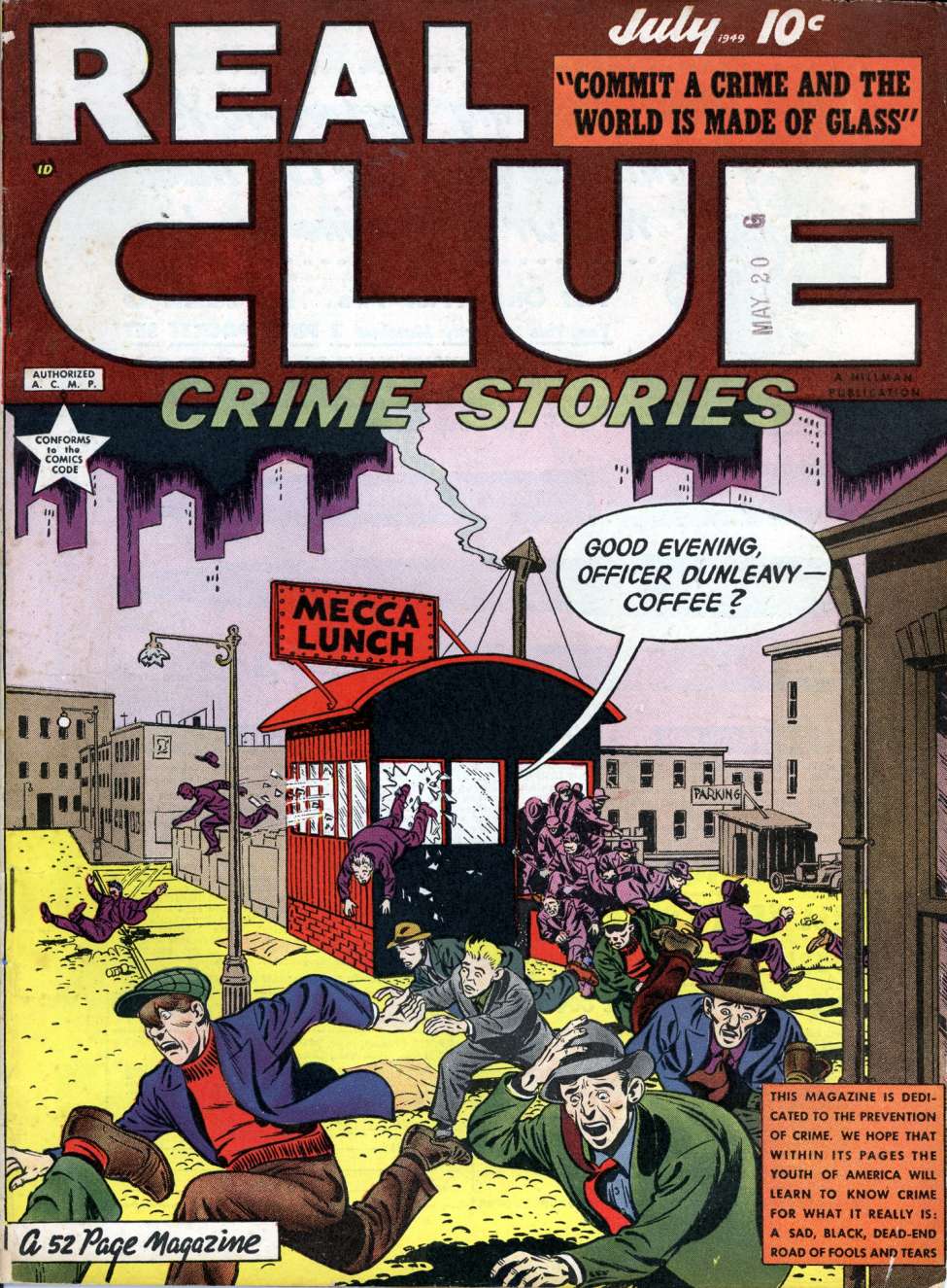Book Cover For Real Clue Crime Stories v4 5