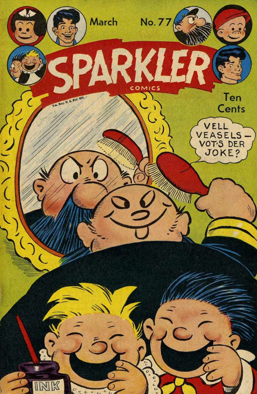 Book Cover For Sparkler Comics 77