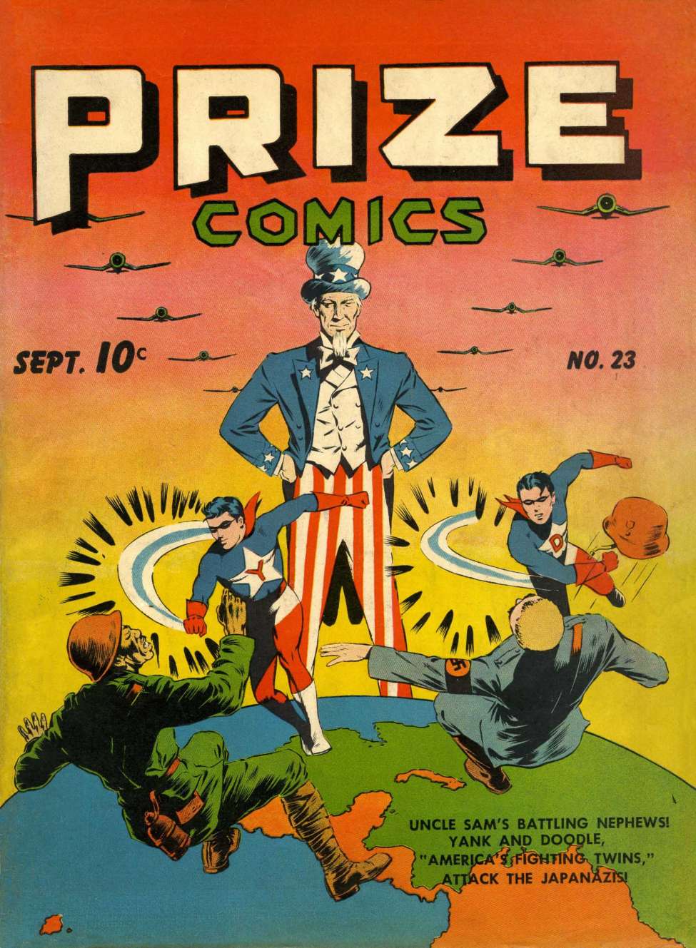 Comic Book Cover For Prize Comics 23
