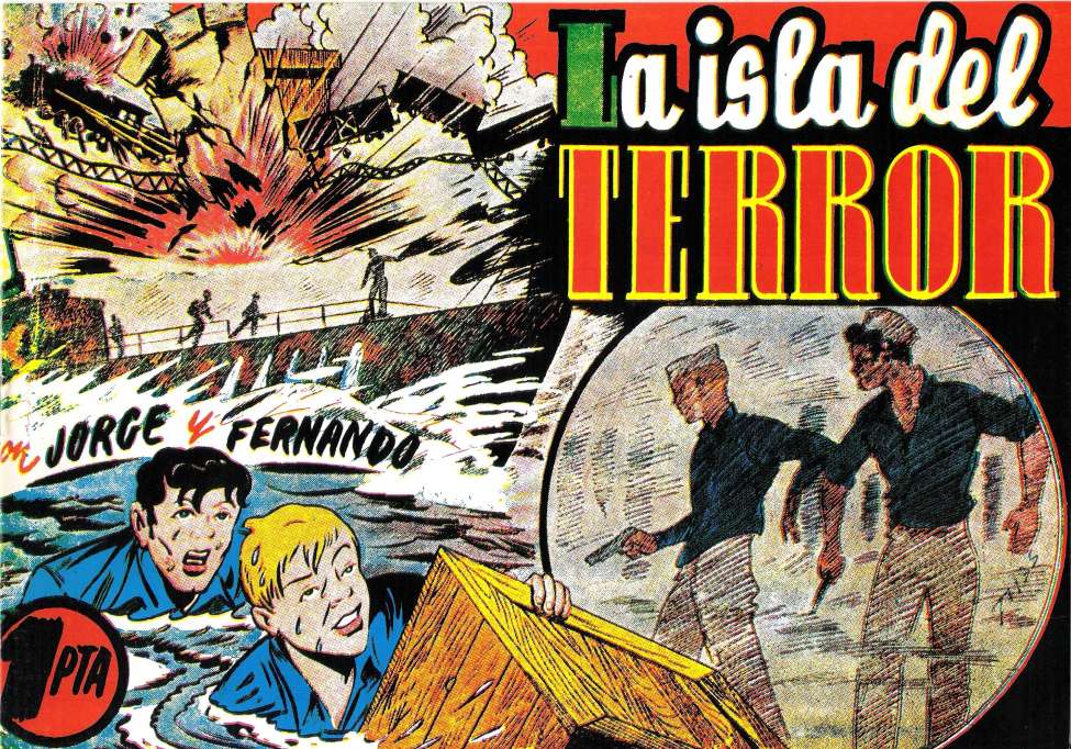 Comic Book Cover For Jorge y Fernando 69 - La isla del terror