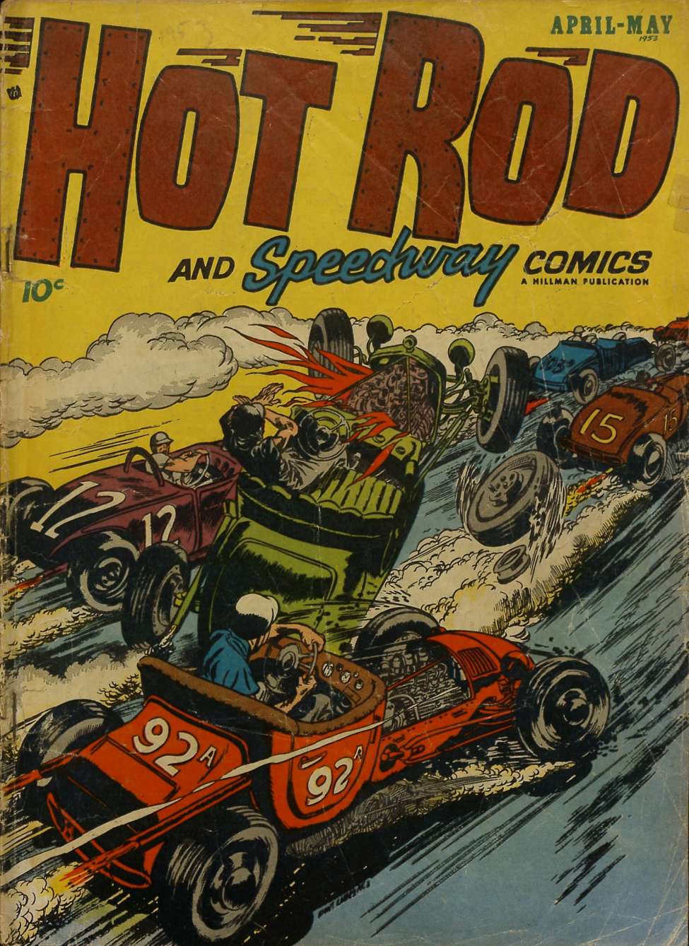 Comic Book Cover For Hot Rod and Speedway Comics 5