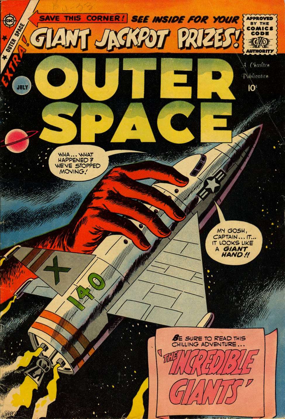 Comic Book Cover For Outer Space 23